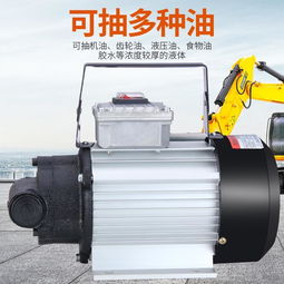 灼濛 電動抽油泵柴油12v24v220v自吸泵液壓油抽油機機油泵齒輪泵,一品好特惠